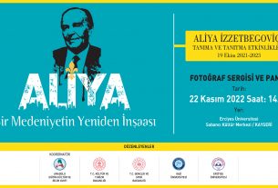Aliya İzzetbegoviç Ölümünün 19. Yılında Kayseri’de Anılacak