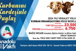 Kurbanını Kardeşinle Paylaş-2026