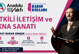 Aykut Burak ŞİMŞEK’ten “Etkili İletişim ve İkna Sanatı” Konferansı