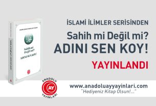 Sahih mi Değil mi? ADINI SEN KOY! Yayınlandı